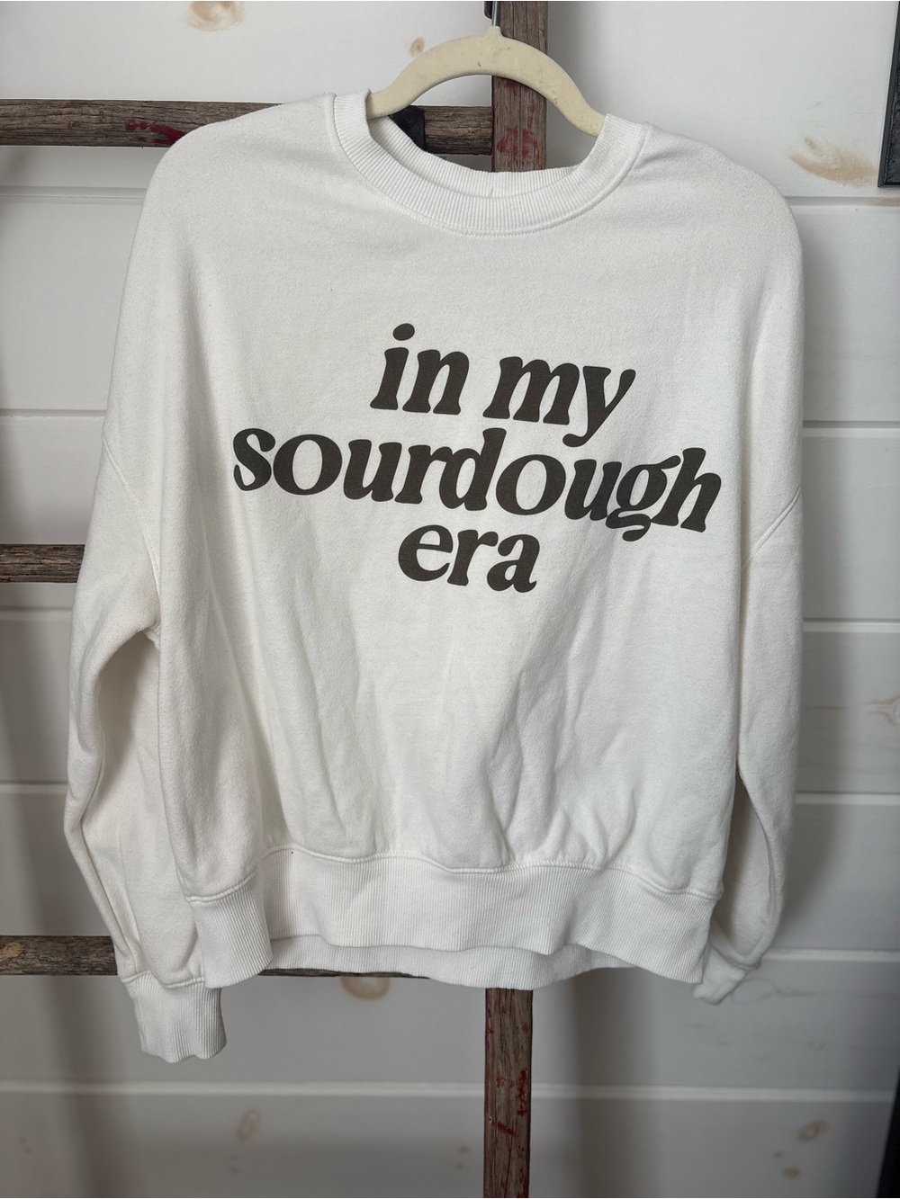 Grayson Threads Cream Pullover Sweatshirt